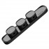Тримач-затискач для кабелю магнітний Baseus Peas Cable Clip Black