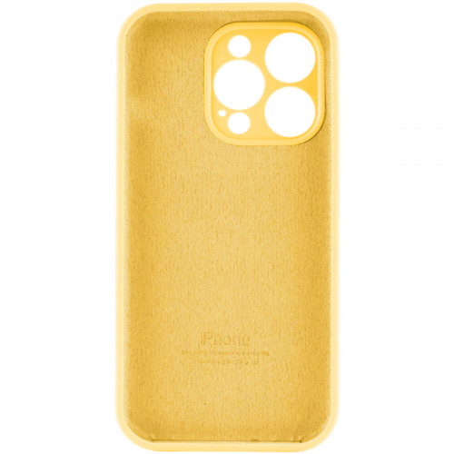 Чохол для смартфона Silicone Full Case AA Camera Protect for Apple iPhone 14 Pro Max 56,Sunny Yellow