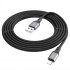 Кабель HOCO X92 Honest silicone charging data cable for iP(L=3M) Black (6931474788757)