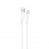 Кабель HOCO X97 Crystal color silicone charging data cable Type-C white