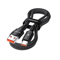 Кабель Essager Sunset USB A to Type C 120W USB Charging Cable 1m black (EXC120-CG01-P) (EXC120-CG01-P)