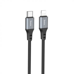 Кабель HOCO X92 Honest PD silicone charging data cable for iP(L=3M) Black (6931474788740)
