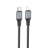 Кабель HOCO X92 Honest PD silicone charging data cable for iP(L=3M) Black