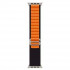 Ремінець для годинника Apple Watch Alpine Loop 42/44/45/49mm 6.Orange-Black (Alpin42-6.Orange-Black)