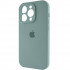 Чохол для смартфона Silicone Full Case AA Camera Protect for Apple iPhone 15 Pro Max 46,Pine Green