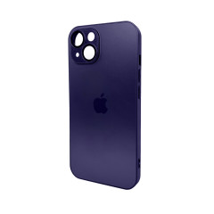 Чохол для смартфона AG Glass Matt Frame Color Logo for Apple iPhone 14 Deep Purple (AGMattFrameiP14Purple)