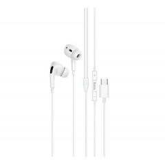 Навушники HOCO M101 Pro Crystal sound Type-C wire-controlled digital earphones with microphone White (6931474782403)