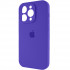Чохол для смартфона Silicone Full Case AA Camera Protect for Apple iPhone 15 Pro Max 22,Dark Purple