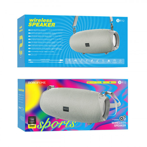 Портативна колонка BOROFONE BR12 Amplio sports wireless speaker Grey