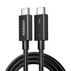 Кабель UGREEN US501 USB-C to USB-C Thunderbolt 4 Cable 0.8m (Black) (UGR-30389) (UGR-30389)