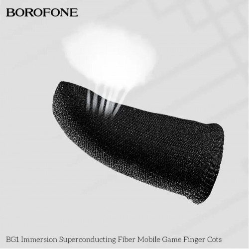 Напальчник ігровий BOROFONE BG1 Superconducting fiber mobile game finger cots(carbon fiber)