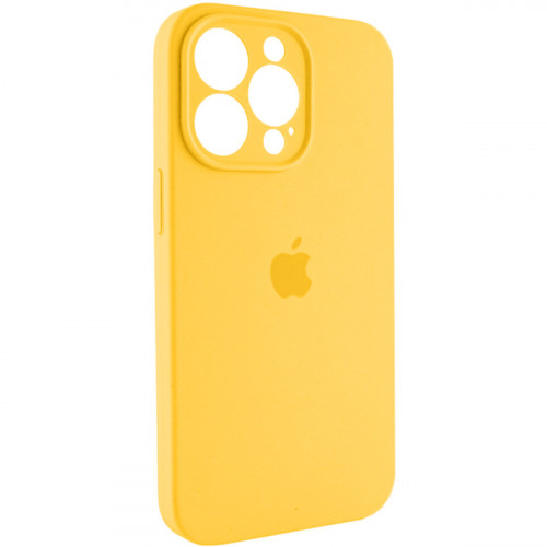 Чохол для смартфона Silicone Full Case AA Camera Protect for Apple iPhone 14 Pro Max 56,Sunny Yellow