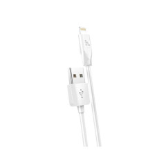Кабель HOCO X1 USB to iP 2.4A, 2m, PVC, PVC connectors, White (6957531032014)