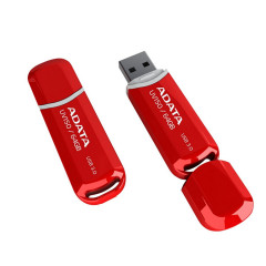 Flash A-DATA USB 3.0 AUV 150 64Gb Red (AUV150-64G-RRD)