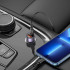 Автомобільний зарядний пристрій BOROFONE BZ20 Smart 38W dual port PD20W+QC3.0 car charger set(C to iP) Transparent Purple
