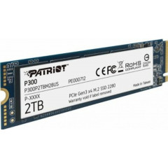 SSD M.2 Patriot P300 2TB NVMe 2280 PCIe 3.0x4 3D NAND TLC (P300P2TBM28)