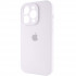 Чохол для смартфона Silicone Full Case AA Camera Protect for Apple iPhone 14 Pro Max 8,White