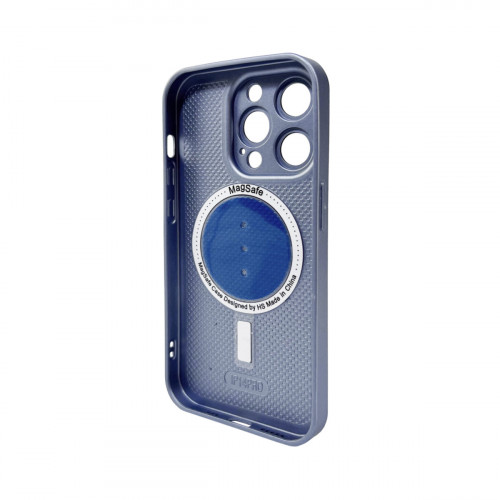 Чохол для смартфона AG Glass Matt Frame Color MagSafe Logo for Apple iPhone 14 Pro Max Sierra Blue