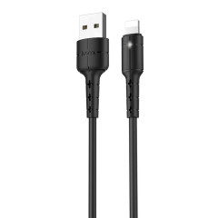 Кабель HOCO X30 Star Charging data cable for iP Black (6957531091110)