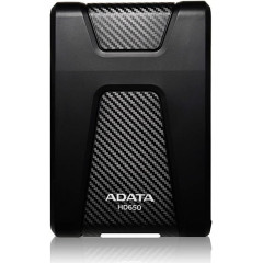 PHD External 2.5'' ADATA USB 3.1 DashDrive Durable HD650 1TB Black (AHD650-1TU31-CBK)