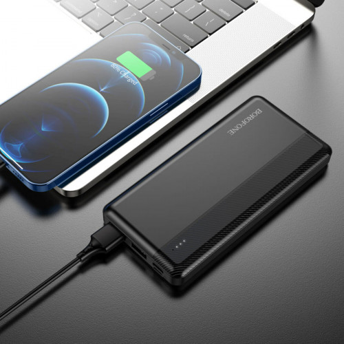 Зовнішній акумулятор BOROFONE BJ24 power bank(10000mAh) Black