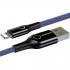 Кабель Baseus C-shaped Light Intelligent power-off Cable 2.4A 1M Blue