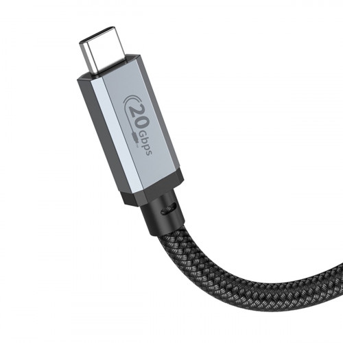 Кабель HOCO US05 USB4 100W HD high speed data cable(L=2M) Black