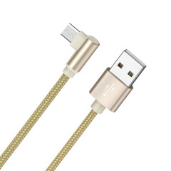 Кабель BOROFONE BX26 Express Micro-USB 1m, 2.4A, nylon braid Gold