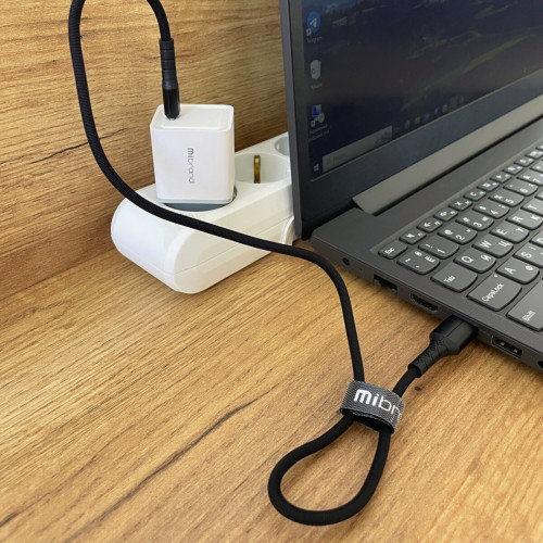 Кабель Mibrand MI-32 Nylon Charging Line USB for Type-C 2A 0.5m Black