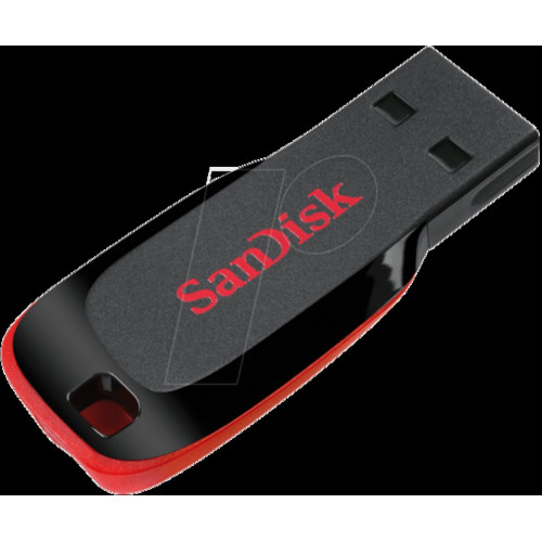 Flash SanDisk USB 2.0 Cruzer Blade 32Gb Black/Red