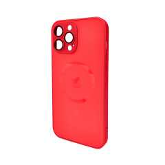 Чохол для смартфона AG Glass Matt Frame Color MagSafe Logo for Apple iPhone 13 Pro Max Cola Red (AGMattFrameMGiP13PMRed)