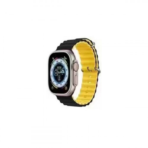 Ремінець для годинника Apple Watch Ocean two-tone 38/40/41mm 27.Black-Yellow (Ocean38-27.Black-Yellow)