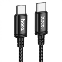 Кабель HOCO X91 Radiance 60W charging data cable for Type-C to Type-C(L=3M) Black (6931474788733)