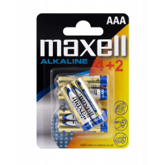 Батарейка MAXELL LR03 4+2PK BLIST 6шт (M-790240.04.CN) (4902580164461)