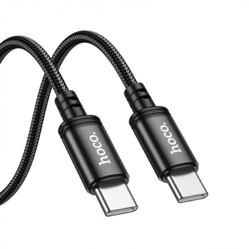 Кабель HOCO X91 Radiance 60W charging data cable for Type-C to Type-C(L=3M) Black