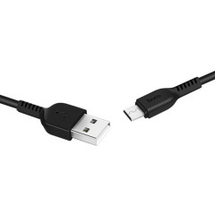 Кабель HOCO X20 USB to Micro 2A, 3m, PVC, TPE connectors, Black