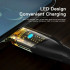 Кабель Essager Interstellar Transparent Design USB Charging Cable Type C to Type C 100W 1m black (EXCTT1-XJ01-P) (EXCTT1-XJ01-P)