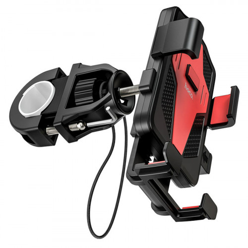 Тримач для мобільного HOCO CA73 Flying one-touch bicycle and motorcycle universal holder Black＆Red