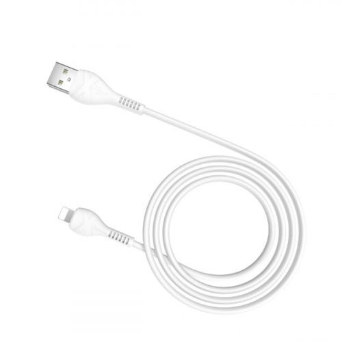 Кабель HOCO X37 USB to iP 2.4A, 1m, PVC, PVC connectors, White