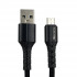 Кабель Mibrand MI-32 Nylon Charging Line USB for Micro 2A 1m Black