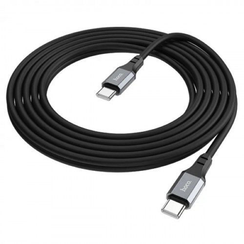 Кабель HOCO X92 Honest 60W silicone charging data cable for Type-C to Type-C(L=3M) Black