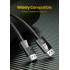 Кабель UGREEN DP114 DP Male to Male DP1.4 8K Round Cable ABS Shell Braid 1.5m (Black) (UGR-80391)