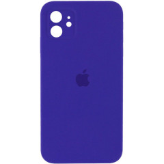 Чохол для смартфона Silicone Full Case AA Camera Protect for Apple iPhone 12 22,Dark Purple (FullAAi12-22)