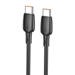 Кабель BOROFONE BX93 Super power 100W fast charging data cable Type-C to Type-C Black (BX93CCB)