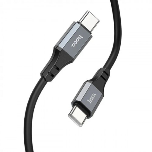 Кабель HOCO X92 Honest 60W silicone charging data cable for Type-C to Type-C(L=3M) Black