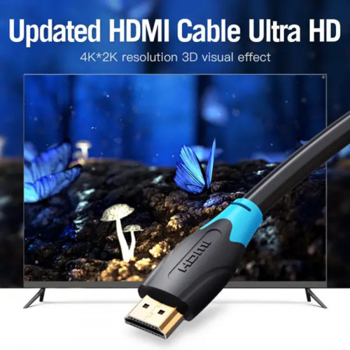 Кабель Vention HDMI-HDMI, 1 м, v2.0 (AACBF)