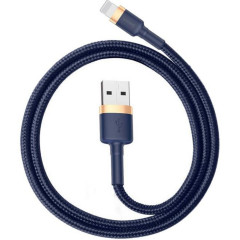 Кабель Baseus Cafule Cable USB For iP 1.5A 2m Gold+Blue