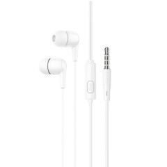 Навушники HOCO M97 Enjoy universal earphones with mic White (6931474771797)