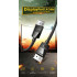 Кабель UGREEN DP114 DP Male to Male DP1.4 8K Round Cable ABS Shell Braid 1.5m (Black) (UGR-80391)