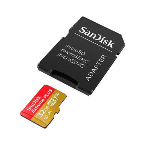 microSDHC (UHS-1) SanDisk Extreme PLUS 32Gb class 10 (adapter)